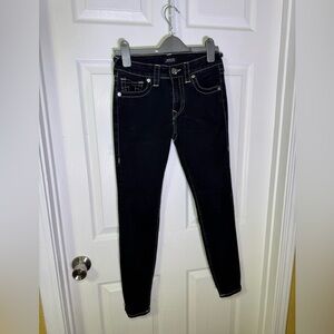 True Religion Women's Black Skinny Jeans